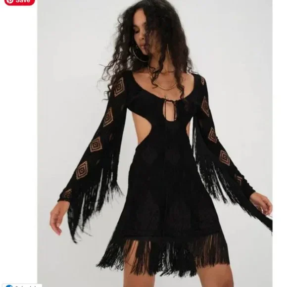 NEW For love & lemons Aubrey Mini dress - Picture 3 of 5